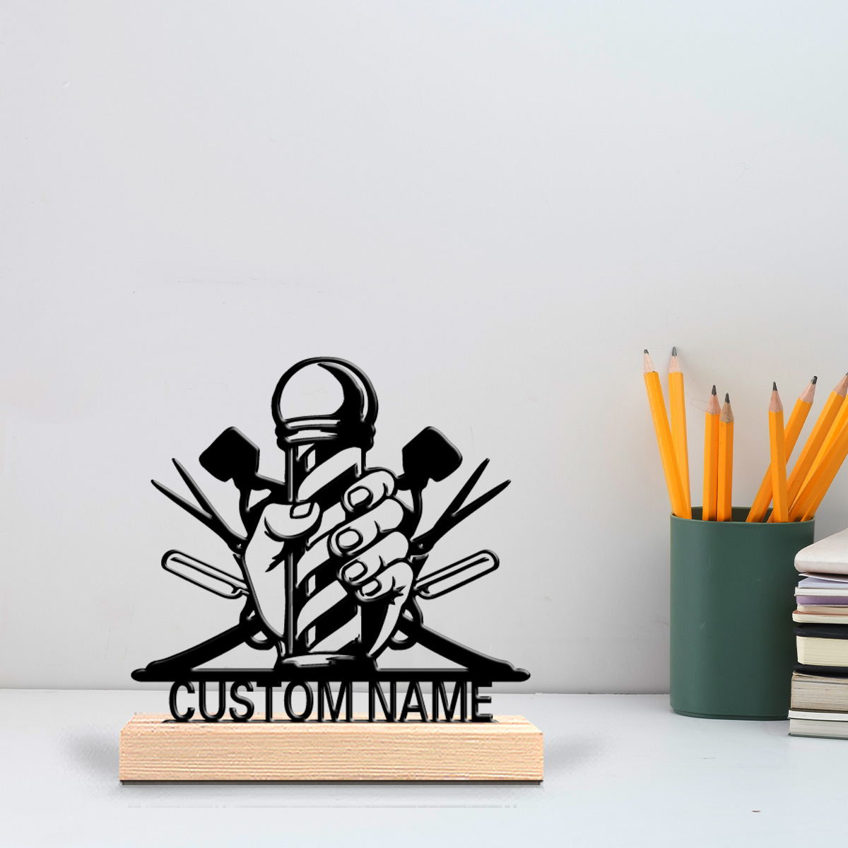Art Craft Simple - 1 шт. Простая металлическая статуэтка парикмахера