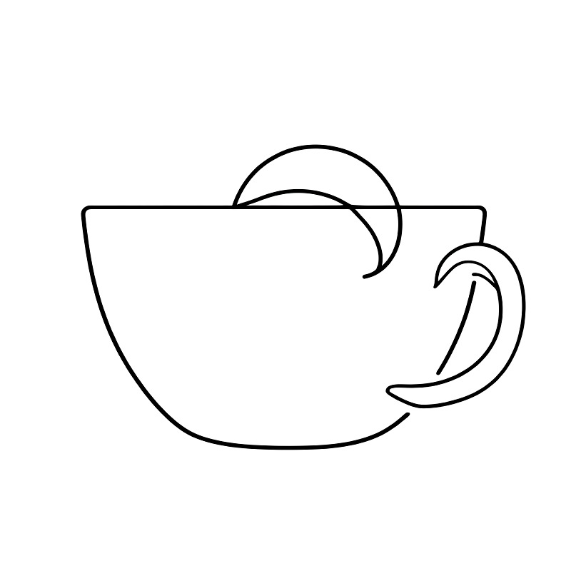 Art Craft Online - Минималистичный натюрморт в стиле линейного искусства,