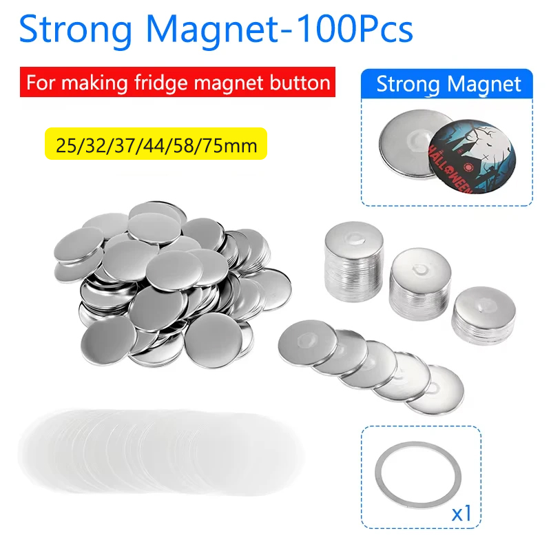 Art Craft Magnet - 50/100 шт. магнитная булавка для значка
