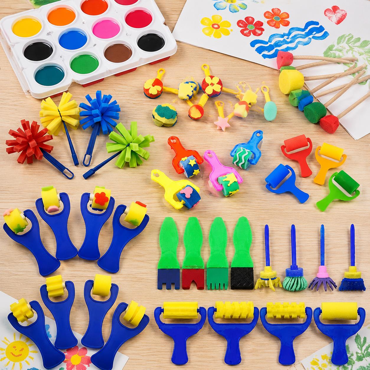 Art Craft Workshop - Набор губок и кистей для рисования