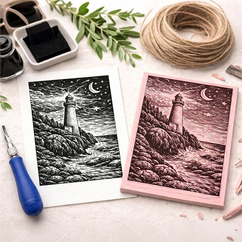 Набор для линолеографии: свежи – обзор и цена Linocut Carving Tool
