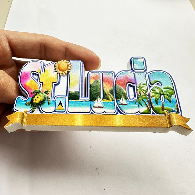 St. Lucia West Indies, Beach 3 – обзор и цена Art Craft Magnet