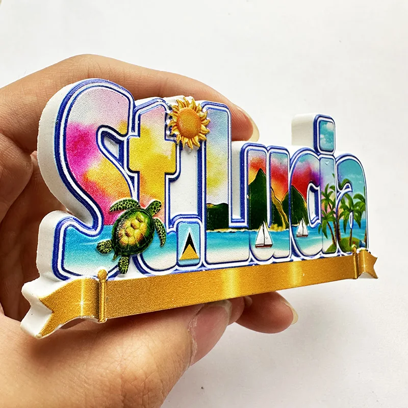 St. Lucia West Indies, Beach 3 – обзор и цена Art Craft Magnet