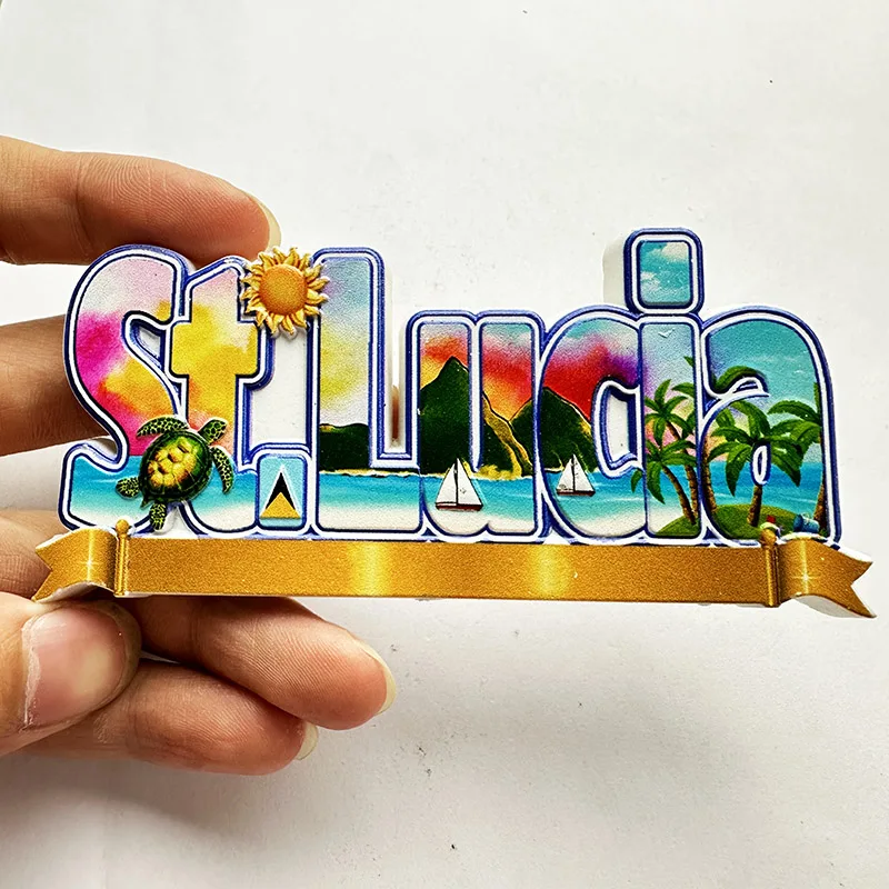 St. Lucia West Indies, Beach 3 – обзор и цена Art Craft Magnet