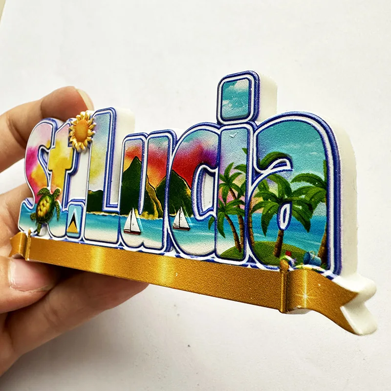 St. Lucia West Indies, Beach 3 – обзор и цена Art Craft Magnet