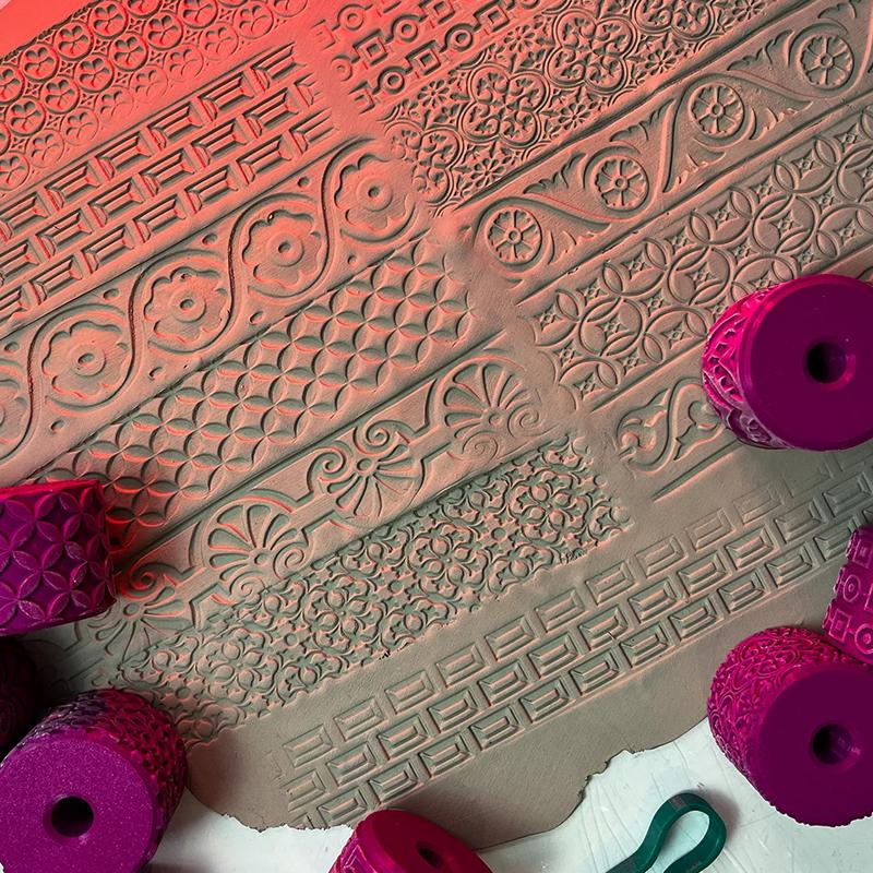 Керамический текстурный ролик  – обзор и цена Art Craft Workshop