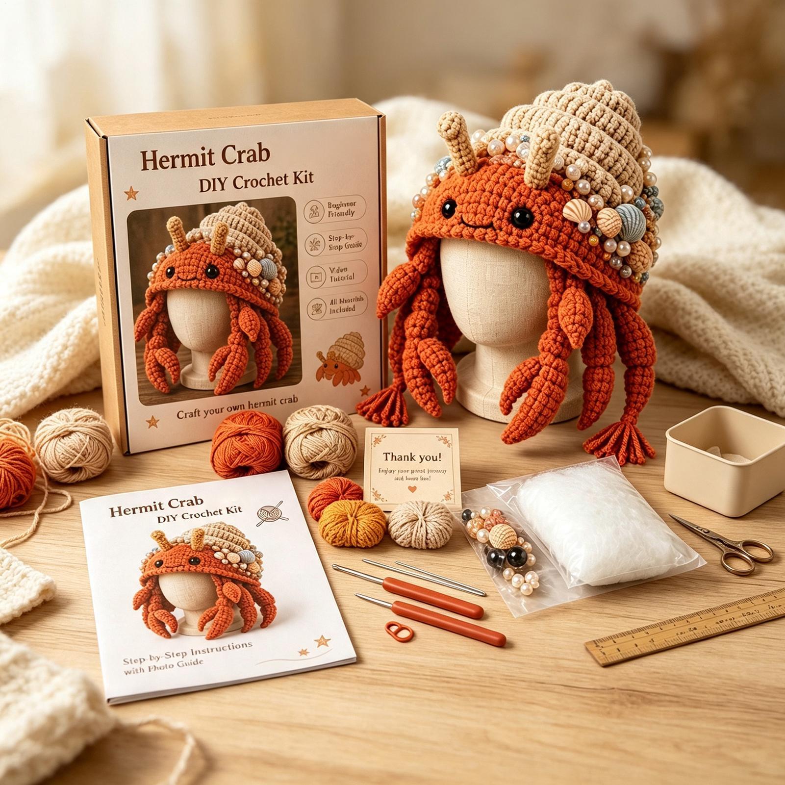 Набор для вязания крючком: наб – обзор и цена Art Craft Hat