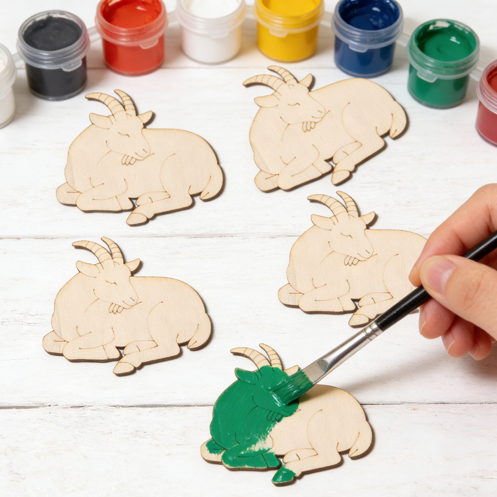 Набор из 10 деревянных заготов – обзор и цена Art Craft Animals